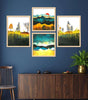 Mountain Landscape Wall Art Set of 4 | Golden Sunrise & Nature Prints | Modern Framed Artwork for Living Room, Bedroom & Office Decor
( 36X24 Inches ) (BLACKLUXE CRAFTS) - BLACKLUXECRAFTS