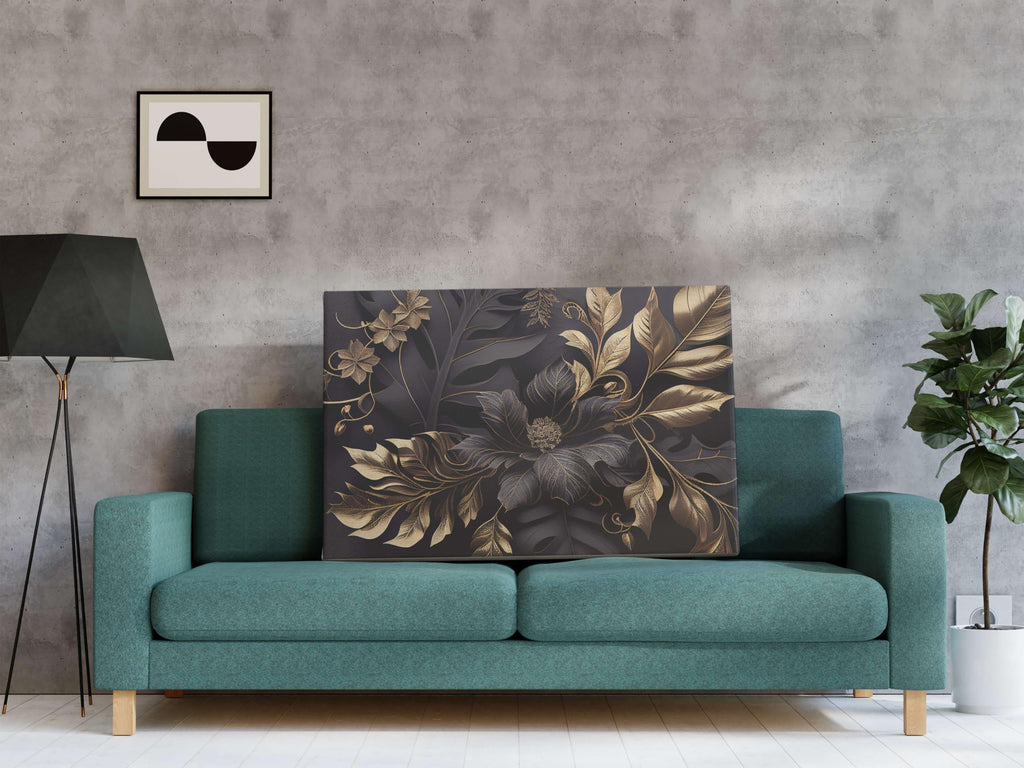 BLACKLUXE LIFESTYLE LTD Flower Paintings For Wall Decoration With Frame Canvas Painting For Living Room Bedroom Home Office & Hotels - BLACKLUXECRAFTS