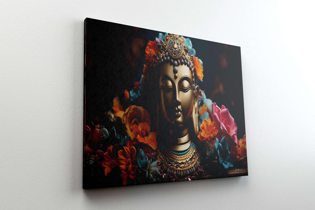BLACKLUXE LIFESTYLE LTD Buddha Paintings For Wall Decoration With Frame Canvas Painting For Living Room Bedroom Home Office & Hotels - BLACKLUXECRAFTS