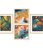 Modern Abstract & Floral Wall Art Set of 4 | Framed Canvas Prints for Living Room, Bedroom & Office Decor | Luxury Home Decoration
( 36X24 Inches ) (BLACKLUXE CRAFTS) - BLACKLUXECRAFTS