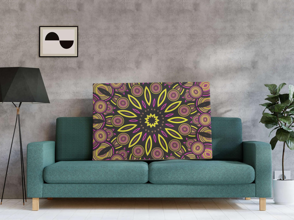 BLACKLUXE LIFESTYLE LTD Mandala Art Painting For Wall Decoration With Frame Canvas Painting For Living Room Bedroom Home Office & Hotels - BLACKLUXECRAFTS