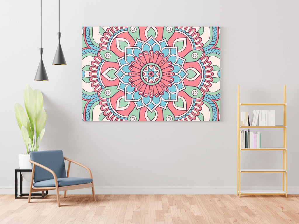 BLACKLUXE LIFESTYLE LTD Mandala Art Painting For Wall Decoration With Frame Canvas Painting For Living Room Bedroom Home Office & Hotels - BLACKLUXECRAFTS