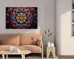 BLACKLUXE LIFESTYLE LTD Mandala Art Painting For Wall Decoration With Frame Canvas Painting For Living Room Bedroom Home Office & Hotels - BLACKLUXECRAFTS