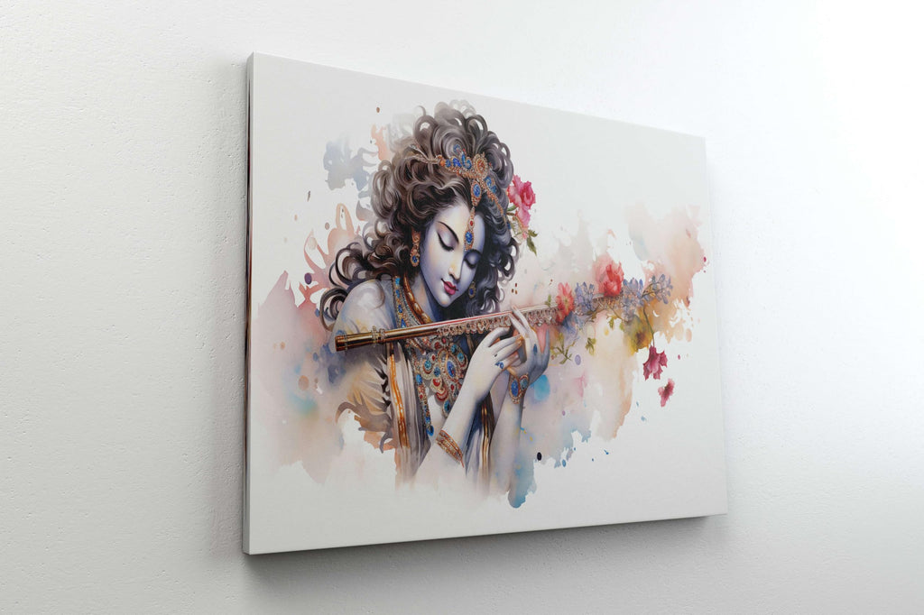 BLACKLUXE LIFESTYLE LTD Radha Krishna Paintings For Wall Decoration With Frame Canvas Painting For Living Room Bedroom Home Office & Hotels - BLACKLUXECRAFTS