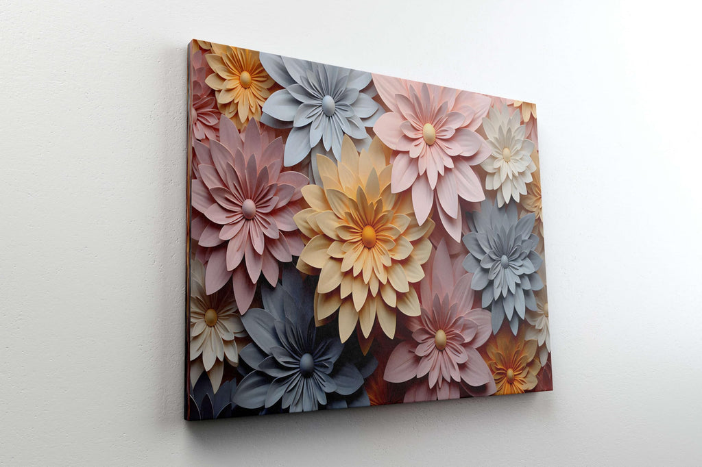 BLACKLUXE LIFESTYLE LTD Flower Paintings For Wall Decoration With Frame Canvas Painting For Living Room Bedroom Home Office & Hotels - BLACKLUXECRAFTS