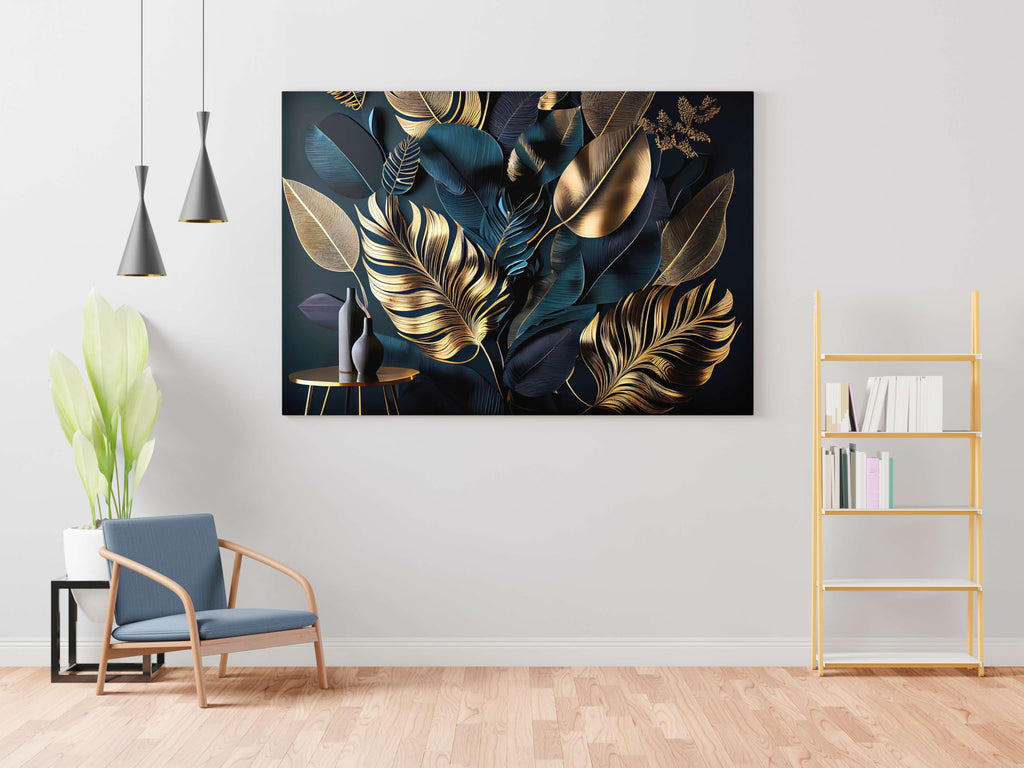 BLACKLUXE LIFESTYLE LTD Flower Paintings For Wall Decoration With Frame Canvas Painting For Living Room Bedroom Home Office & Hotels - BLACKLUXECRAFTS