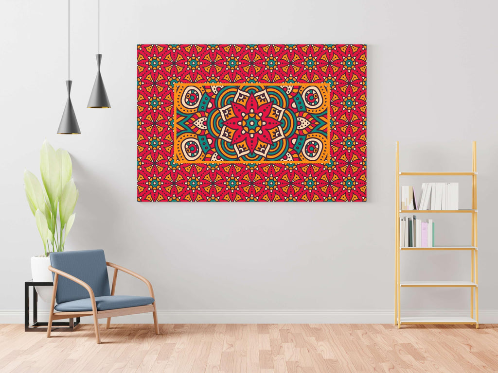 BLACKLUXE LIFESTYLE LTD Mandala Art Painting For Wall Decoration With Frame Canvas Painting For Living Room Bedroom Home Office & Hotels - BLACKLUXECRAFTS