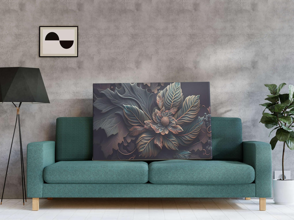 BLACKLUXE LIFESTYLE LTD Flower Paintings For Wall Decoration With Frame Canvas Painting For Living Room Bedroom Home Office & Hotels - BLACKLUXECRAFTS