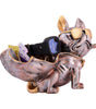 Cool Bulldog Figurine Storage Organizer – Resin Dog Statue with Sunglasses & Golden Accents, Jewelry & Watch Holder for Home Décor (BLACKLUXE CRAFTS) - BLACKLUXECRAFTS