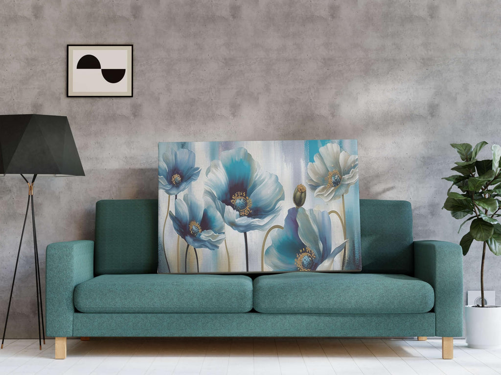 BLACKLUXE LIFESTYLE LTD Flower Paintings For Wall Decoration With Frame Canvas Painting For Living Room Bedroom Home Office & Hotels - BLACKLUXECRAFTS