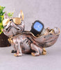 Cool Bulldog Figurine Storage Organizer – Resin Dog Statue with Sunglasses & Golden Accents, Jewelry & Watch Holder for Home Décor (BLACKLUXE CRAFTS) - BLACKLUXECRAFTS