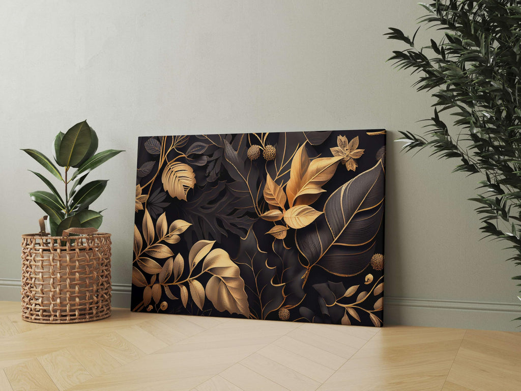 BLACKLUXE LIFESTYLE LTD Flower Paintings For Wall Decoration With Frame Canvas Painting For Living Room Bedroom Home Office & Hotels - BLACKLUXECRAFTS