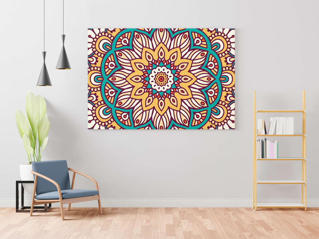 BLACKLUXE LIFESTYLE LTD Mandala Art Painting For Wall Decoration With Frame Canvas Painting For Living Room Bedroom Home Office & Hotels - BLACKLUXECRAFTS