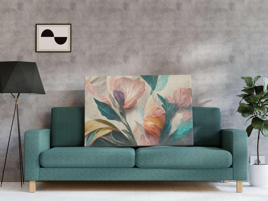 BLACKLUXE LIFESTYLE LTD Flower Paintings For Wall Decoration With Frame Canvas Painting For Living Room Bedroom Home Office & Hotels - BLACKLUXECRAFTS