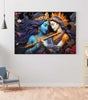 BLACKLUXE LIFESTYLE LTD Radha Krishna Paintings For Wall Decoration With Frame Canvas Painting For Living Room Bedroom Home Office & Hotels - BLACKLUXECRAFTS