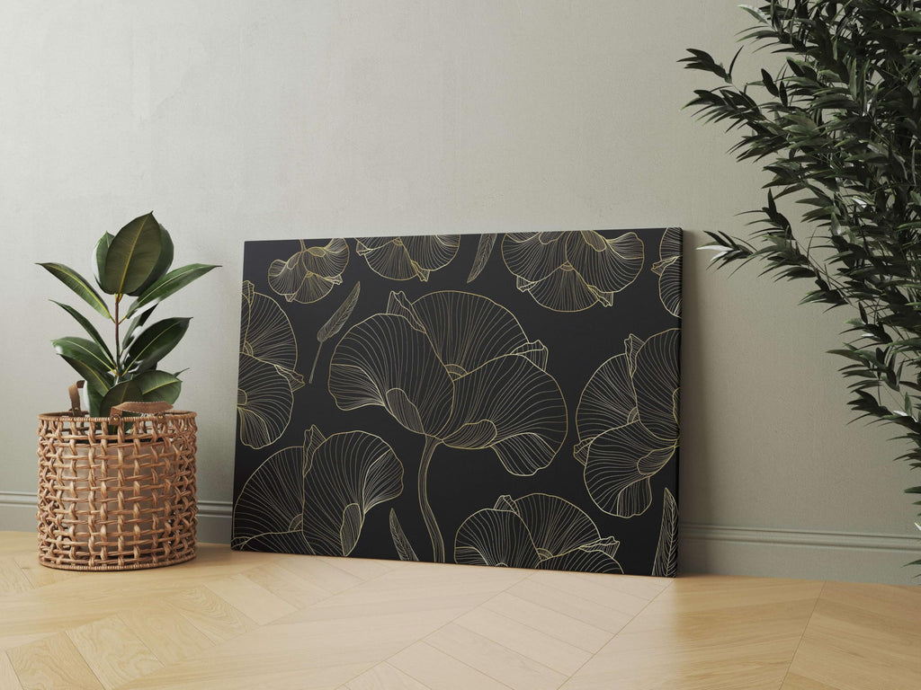 BLACKLUXE LIFESTYLE LTD Flower Paintings For Wall Decoration With Frame Canvas Painting For Living Room Bedroom Home Office & Hotels - BLACKLUXECRAFTS