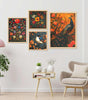 Peacock & Floral Wall Art Set of 4 | Elegant Bird and Flower Canvas Prints | Luxury Nature Wall Decor for Living Room, Bedroom & Office
( 36X24 Inches ) (BLACKLUXE CRAFTS) - BLACKLUXECRAFTS
