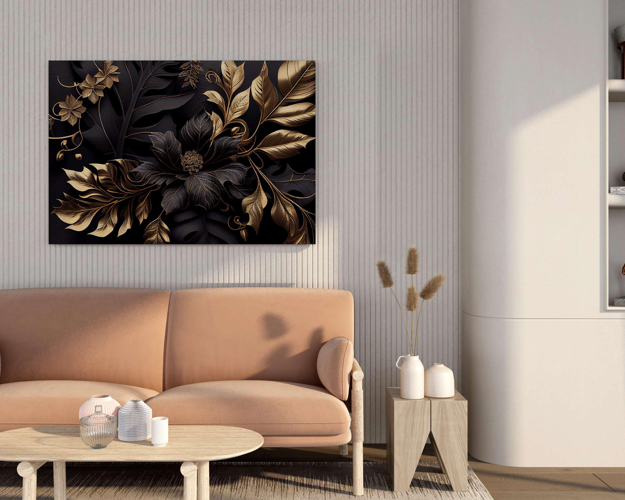 BLACKLUXE LIFESTYLE LTD Flower Paintings For Wall Decoration With Frame Canvas Painting For Living Room Bedroom Home Office & Hotels - BLACKLUXECRAFTS