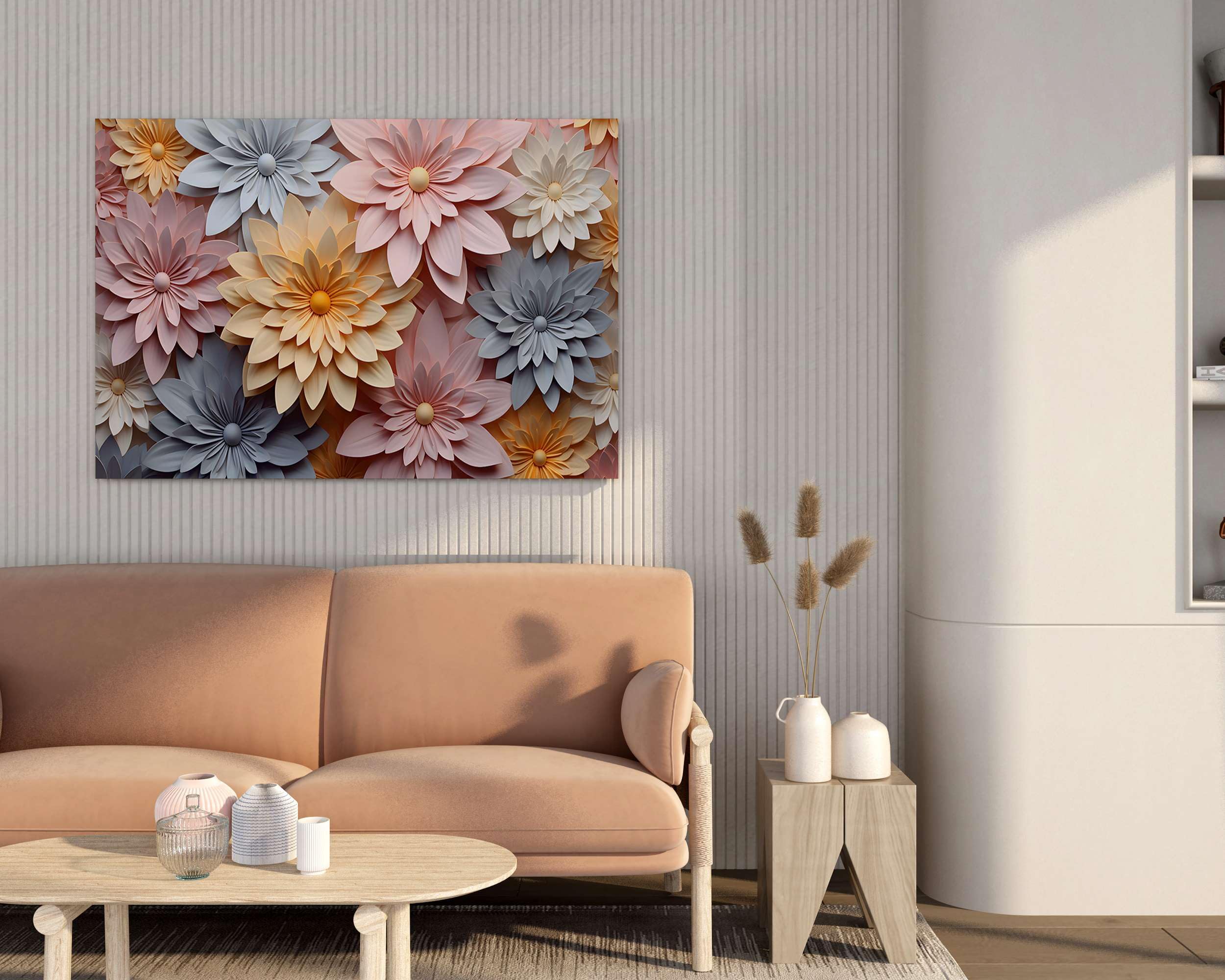 BLACKLUXE LIFESTYLE LTD Flower Paintings For Wall Decoration With Frame Canvas Painting For Living Room Bedroom Home Office & Hotels - BLACKLUXECRAFTS