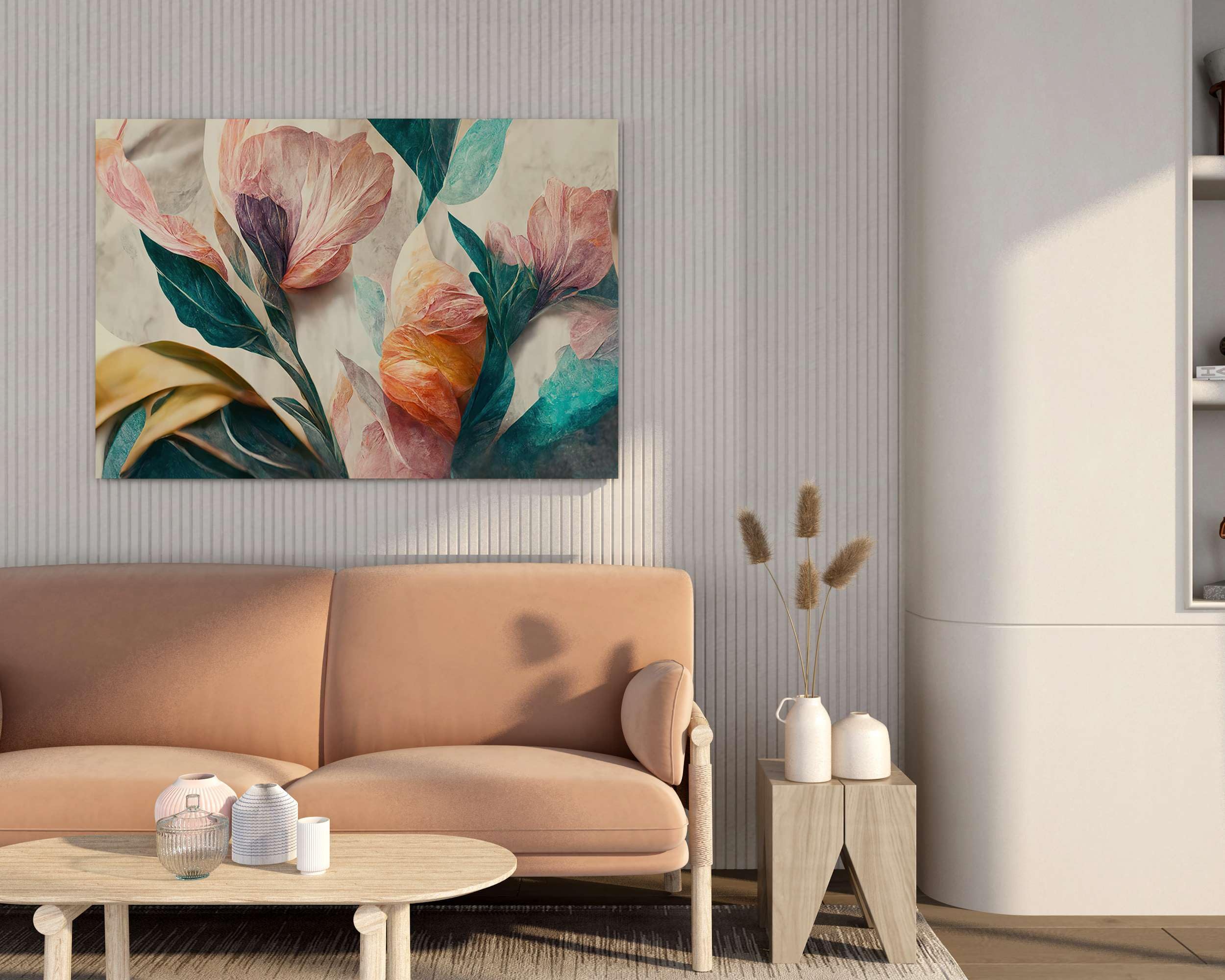 BLACKLUXE LIFESTYLE LTD Flower Paintings For Wall Decoration With Frame Canvas Painting For Living Room Bedroom Home Office & Hotels - BLACKLUXECRAFTS