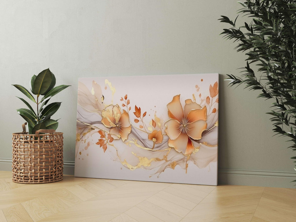 BLACKLUXE LIFESTYLE LTD Flower Paintings For Wall Decoration With Frame Canvas Painting For Living Room Bedroom Home Office & Hotels - BLACKLUXECRAFTS