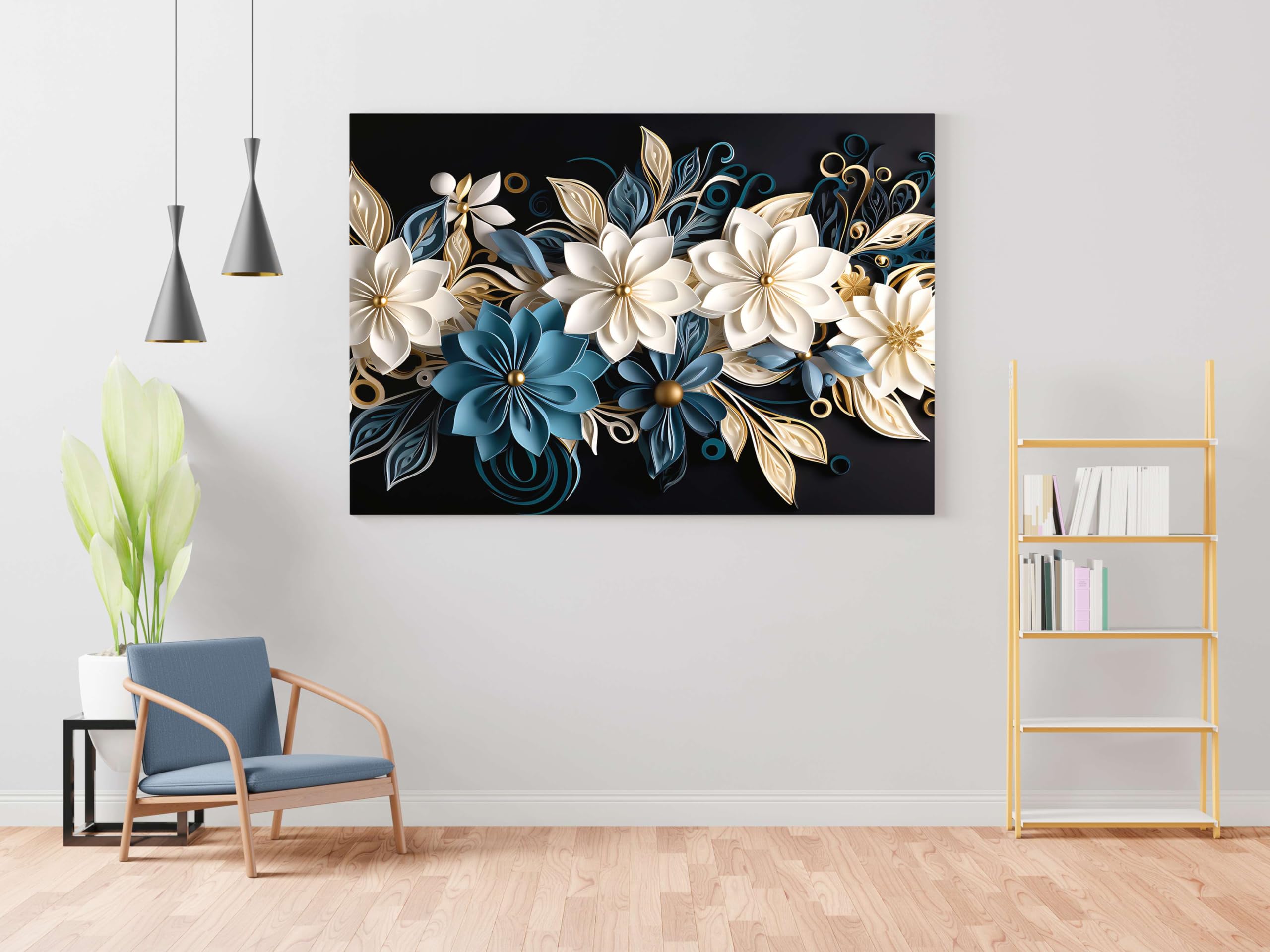 BLACKLUXE LIFESTYLE LTD Mandala Art Painting For Wall Decoration With Frame Canvas Painting For Living Room Bedroom Home Office & Hotels - BLACKLUXECRAFTS