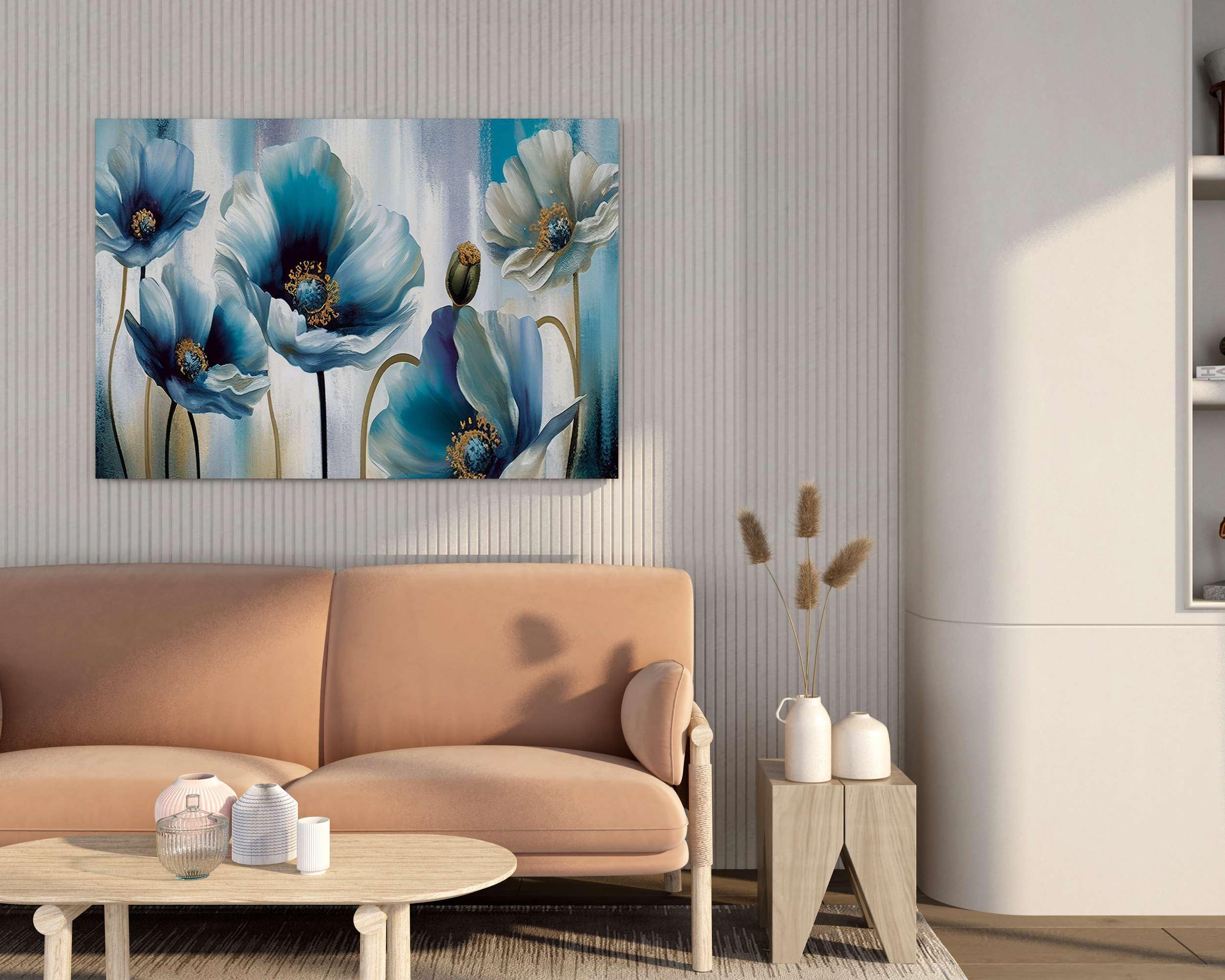 BLACKLUXE LIFESTYLE LTD Flower Paintings For Wall Decoration With Frame Canvas Painting For Living Room Bedroom Home Office & Hotels - BLACKLUXECRAFTS