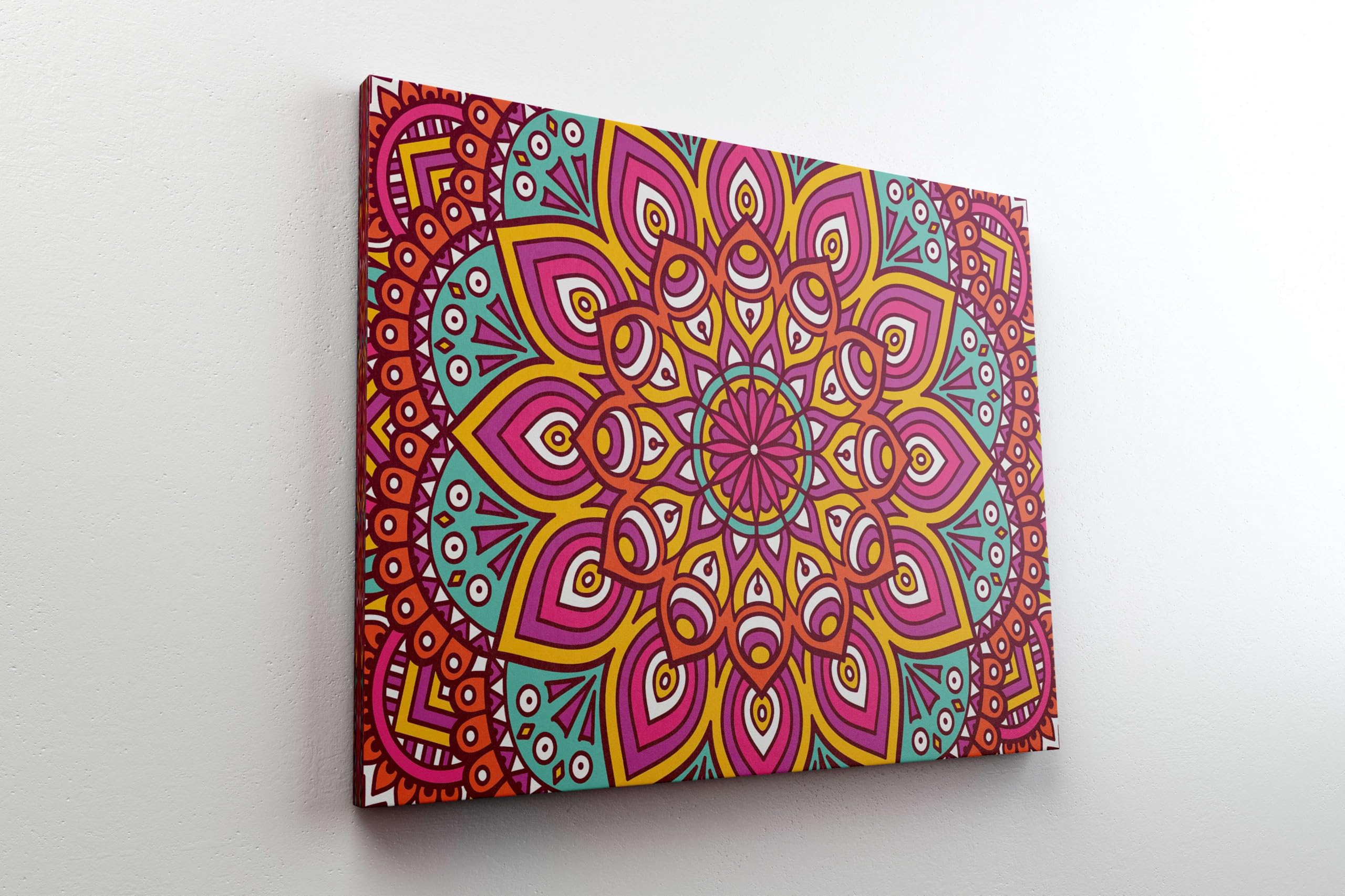 BLACKLUXE LIFESTYLE LTD Mandala Art Painting For Wall Decoration With Frame Canvas Painting For Living Room Bedroom Home Office & Hotels - BLACKLUXECRAFTS