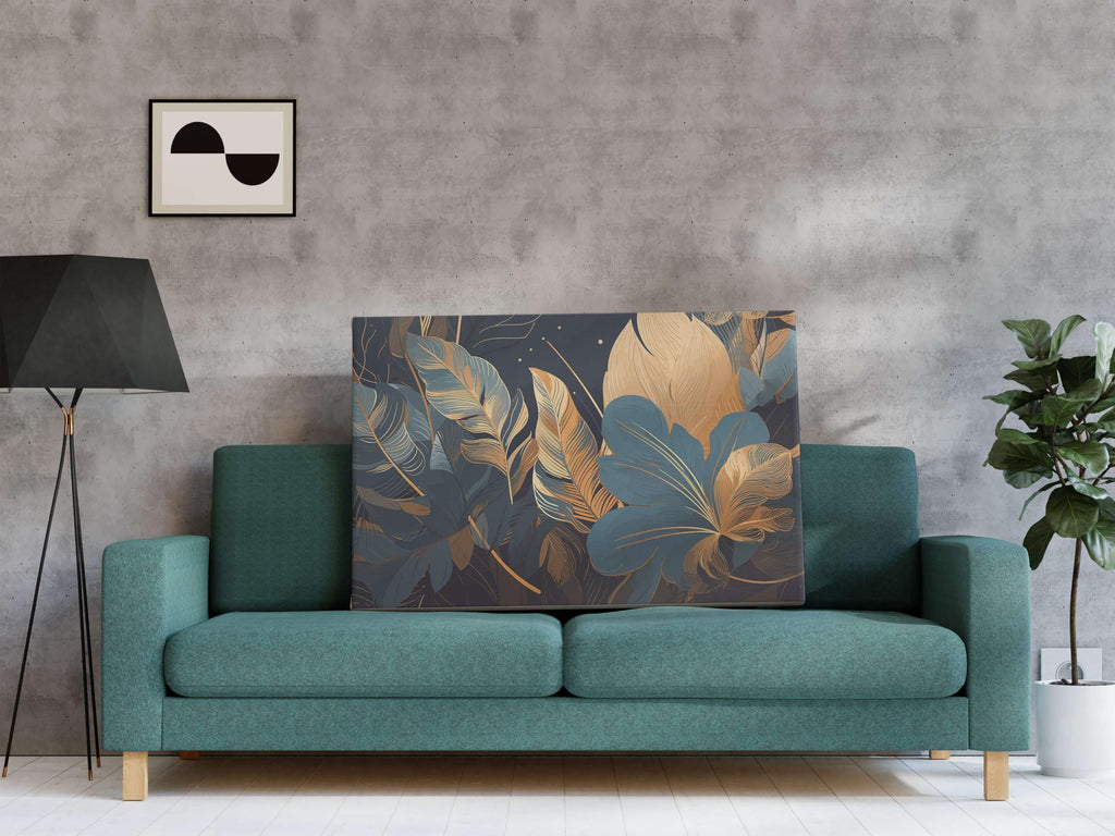 BLACKLUXE LIFESTYLE LTD Flower Paintings For Wall Decoration With Frame Canvas Painting For Living Room Bedroom Home Office & Hotels - BLACKLUXECRAFTS