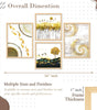 Golden Abstract Wall Art Set of 4 | Modern Luxury Canvas Prints | Framed Decorative Artwork for Living Room, Bedroom & Office Wall Decor
( 36X24 Inches ) (BLACKLUXE CRAFTS) - BLACKLUXECRAFTS