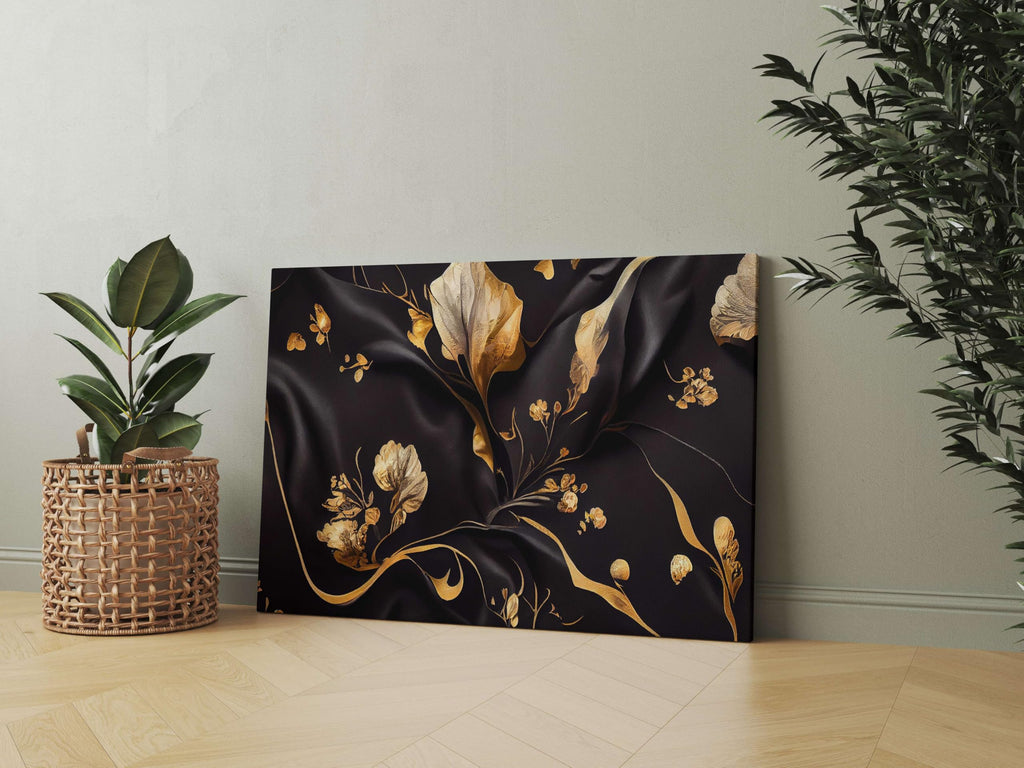 BLACKLUXE LIFESTYLE LTD Flower Paintings For Wall Decoration With Frame Canvas Painting For Living Room Bedroom Home Office & Hotels - BLACKLUXECRAFTS