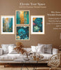 Luxury Teal & Gold Floral Wall Art Set – Modern Abstract Botanical Canvas Prints for Living Room, Bedroom & Office Décor | Handmade in India
( 36X24 Inches ) (BLACKLUXE CRAFTS) - BLACKLUXECRAFTS