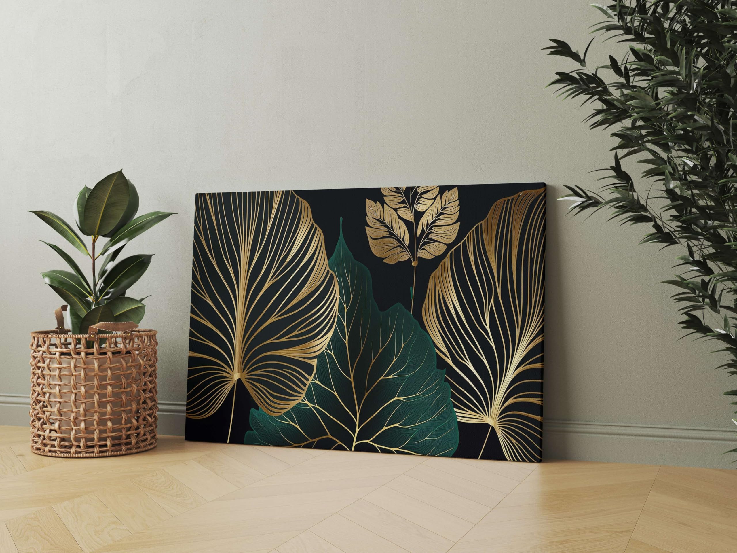 BLACKLUXE LIFESTYLE LTD Flower Paintings For Wall Decoration With Frame Canvas Painting For Living Room Bedroom Home Office & Hotels - BLACKLUXECRAFTS