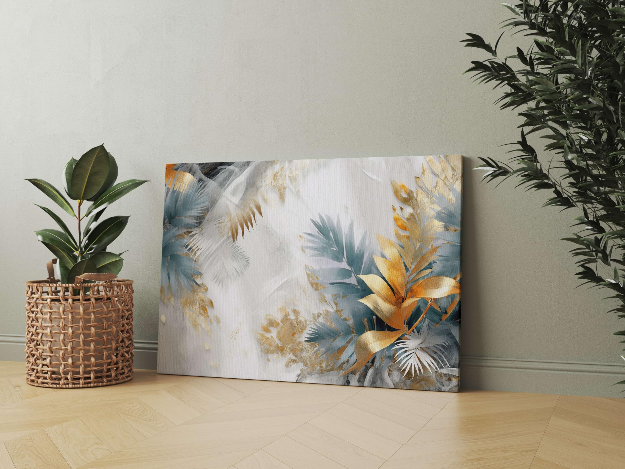 BLACKLUXE LIFESTYLE LTD Flower Paintings For Wall Decoration With Frame Canvas Painting For Living Room Bedroom Home Office & Hotels - BLACKLUXECRAFTS