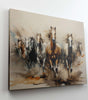 BLACKLUXE LIFESTYLE LTD Seven Horse Painting For Wall Decoration With Frame Canvas Painting For Living Room Bedroom Home Office & Hotels - BLACKLUXECRAFTS