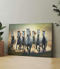 BLACKLUXE LIFESTYLE LTD Seven Horse Painting For Wall Decoration With Frame Canvas Painting For Living Room Bedroom Home Office & Hotels - BLACKLUXECRAFTS