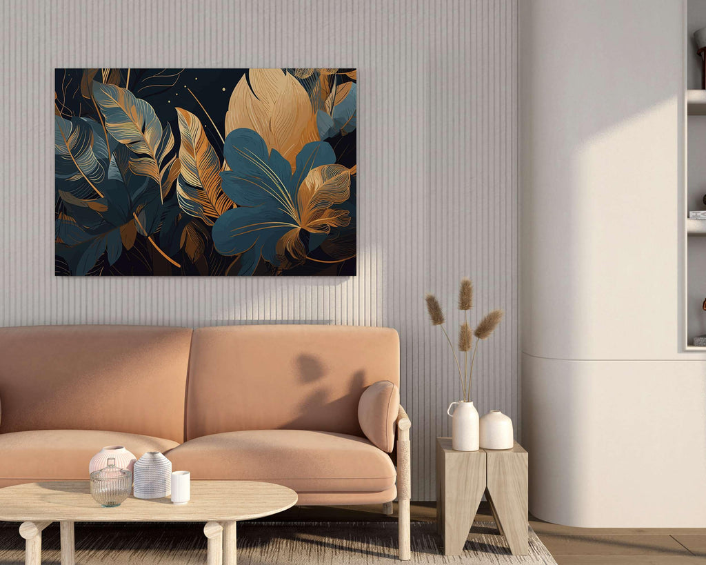 BLACKLUXE LIFESTYLE LTD Flower Paintings For Wall Decoration With Frame Canvas Painting For Living Room Bedroom Home Office & Hotels - BLACKLUXECRAFTS