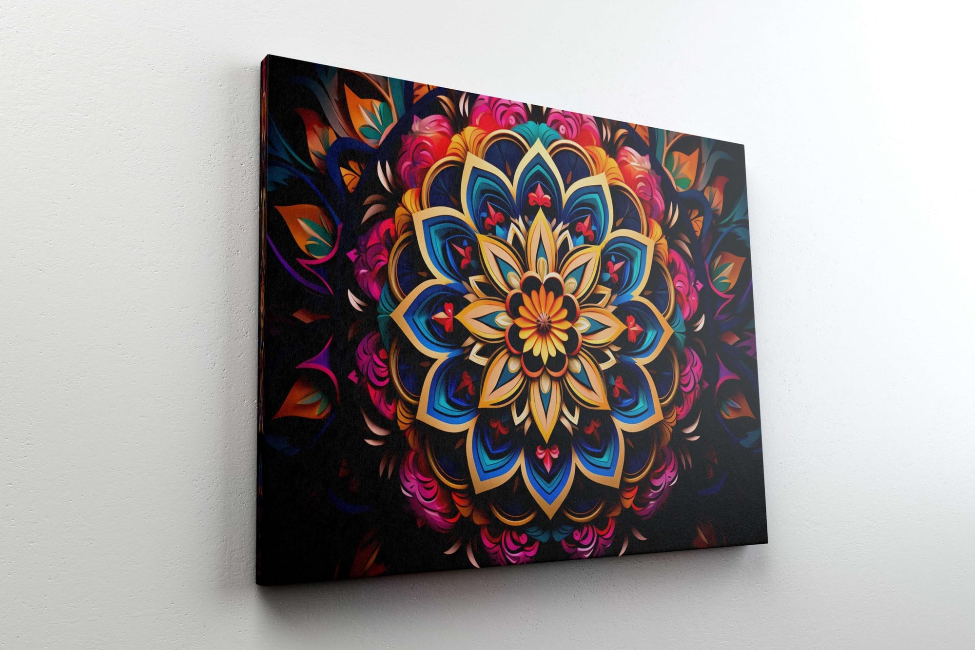 BLACKLUXE LIFESTYLE LTD Mandala Art Painting For Wall Decoration With Frame Canvas Painting For Living Room Bedroom Home Office & Hotels - BLACKLUXECRAFTS