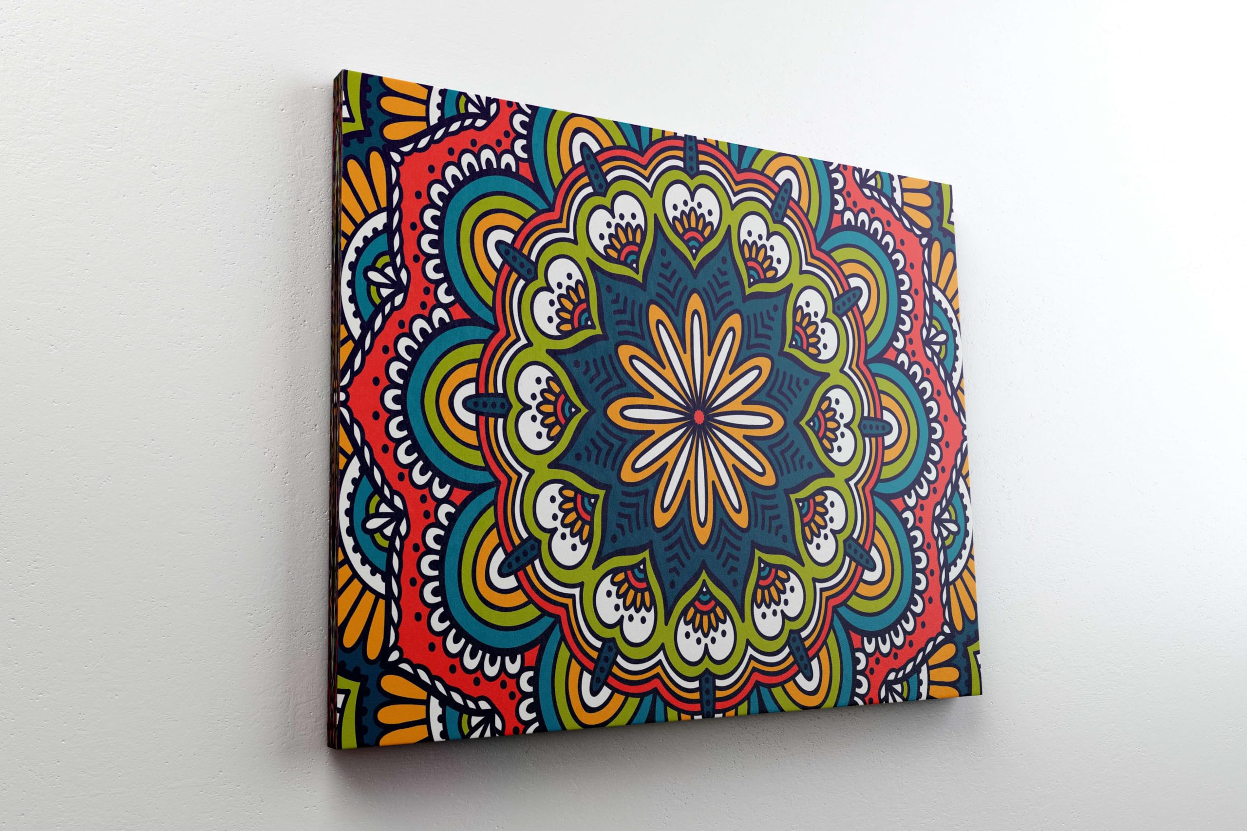 BLACKLUXE LIFESTYLE LTD Mandala Art Painting For Wall Decoration With Frame Canvas Painting For Living Room Bedroom Home Office & Hotels - BLACKLUXECRAFTS