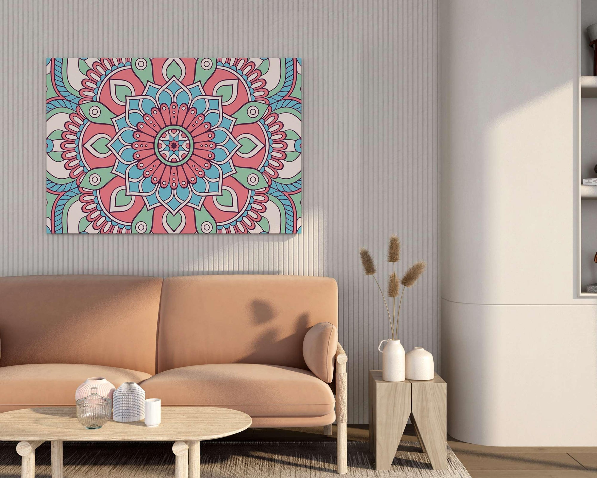 BLACKLUXE LIFESTYLE LTD Mandala Art Painting For Wall Decoration With Frame Canvas Painting For Living Room Bedroom Home Office & Hotels - BLACKLUXECRAFTS