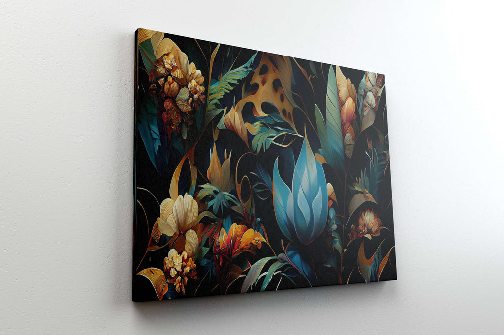BLACKLUXE LIFESTYLE LTD Flower Paintings For Wall Decoration With Frame Canvas Painting For Living Room Bedroom Home Office & Hotels - BLACKLUXECRAFTS