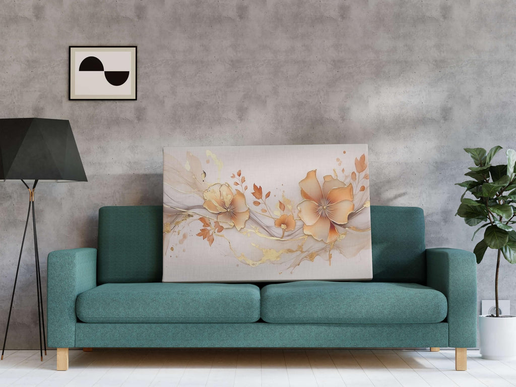 BLACKLUXE LIFESTYLE LTD Flower Paintings For Wall Decoration With Frame Canvas Painting For Living Room Bedroom Home Office & Hotels - BLACKLUXECRAFTS
