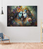 BLACKLUXE LIFESTYLE LTD Radha Krishna Paintings For Wall Decoration With Frame Canvas Painting For Living Room Bedroom Home Office & Hotels - BLACKLUXECRAFTS
