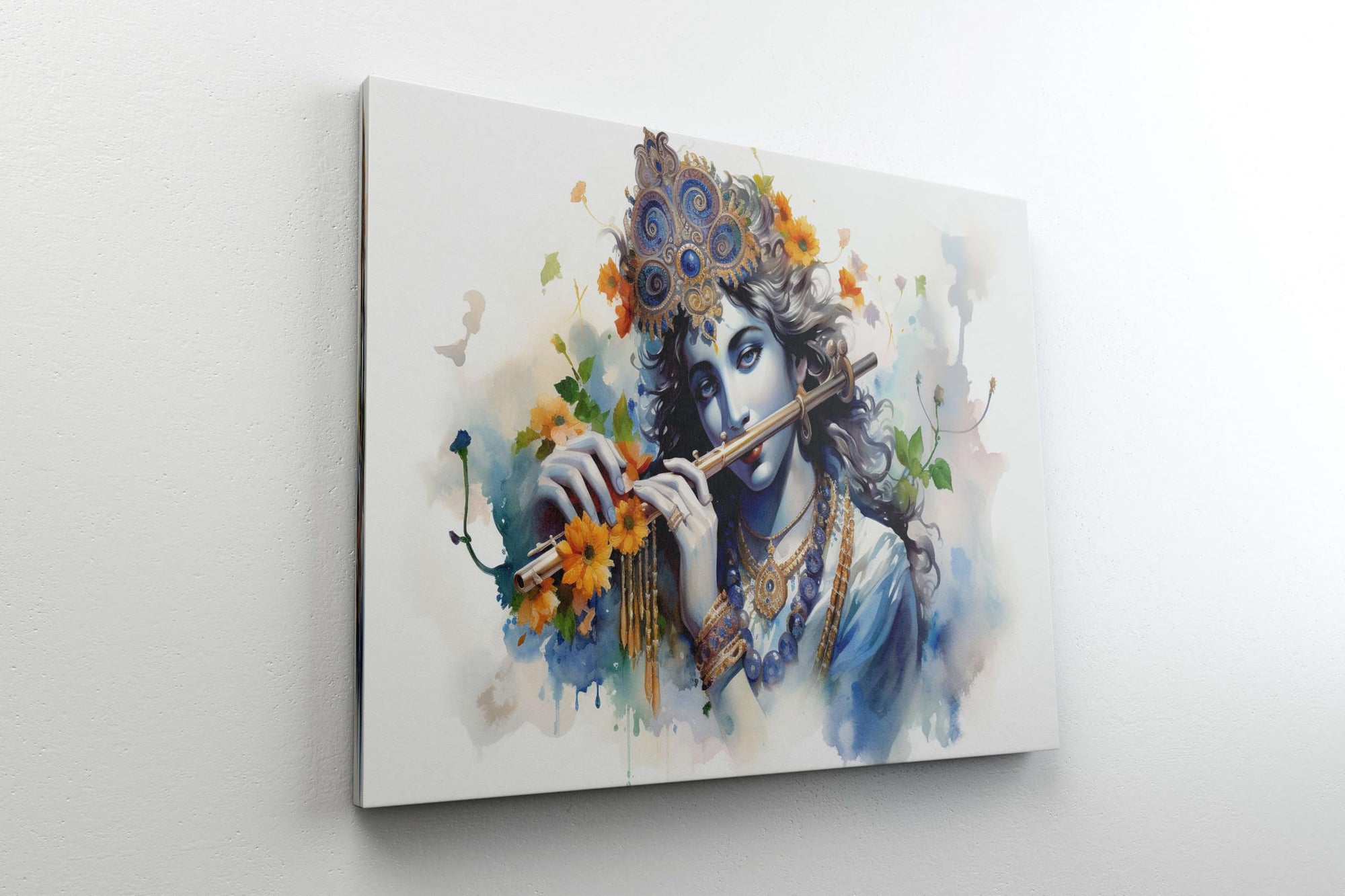 BLACKLUXE LIFESTYLE LTD Radha Krishna Paintings For Wall Decoration With Frame Canvas Painting For Living Room Bedroom Home Office & Hotels - BLACKLUXECRAFTS