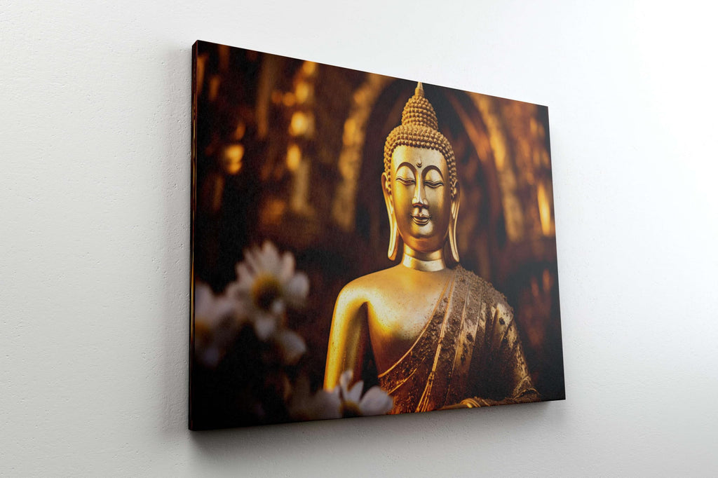 BLACKLUXE LIFESTYLE LTD Buddha Paintings For Wall Decoration With Frame Canvas Painting For Living Room Bedroom Home Office & Hotels - BLACKLUXECRAFTS