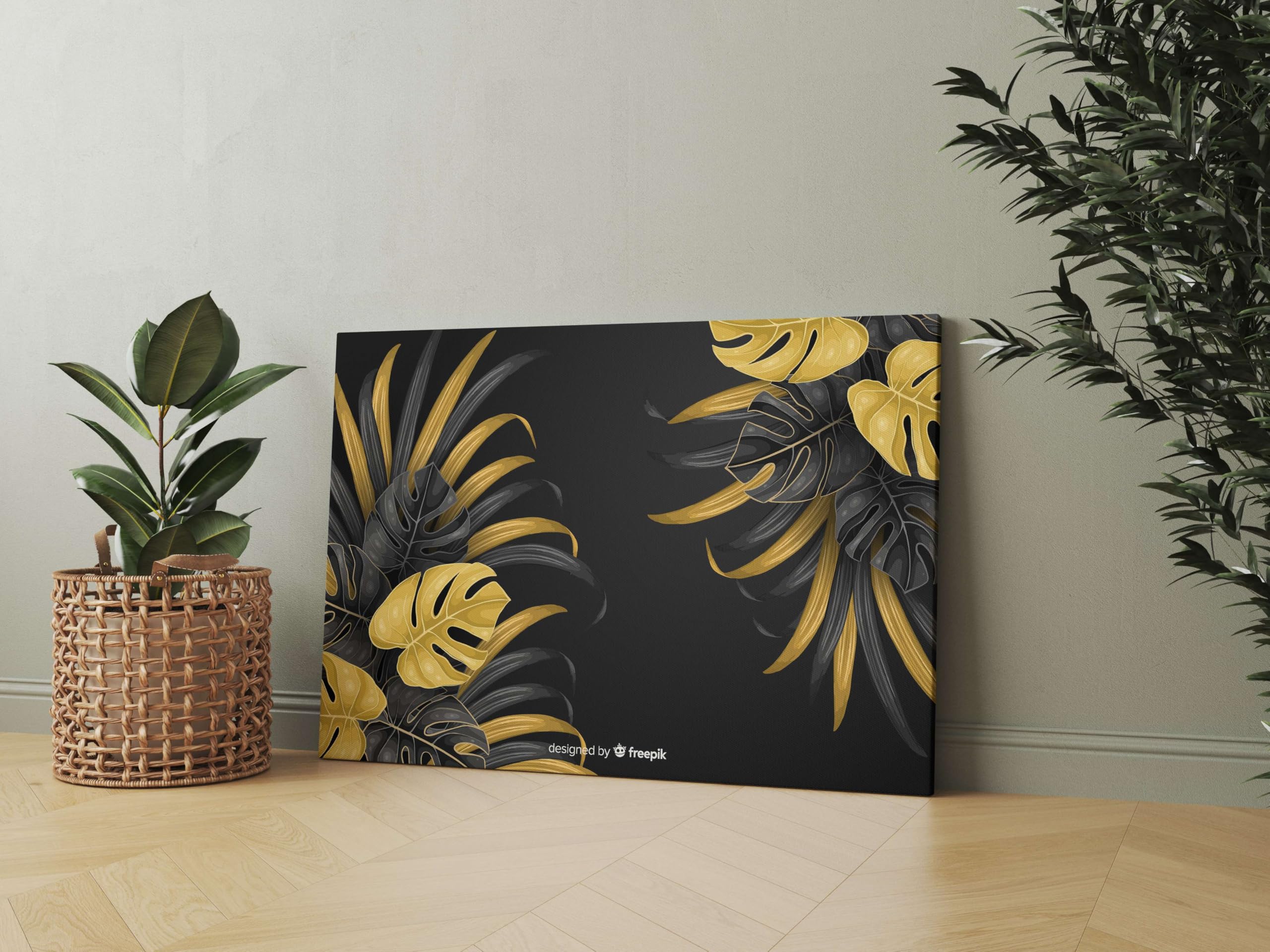 BLACKLUXE LIFESTYLE LTD Flower Paintings For Wall Decoration With Frame Canvas Painting For Living Room Bedroom Home Office & Hotels - BLACKLUXECRAFTS
