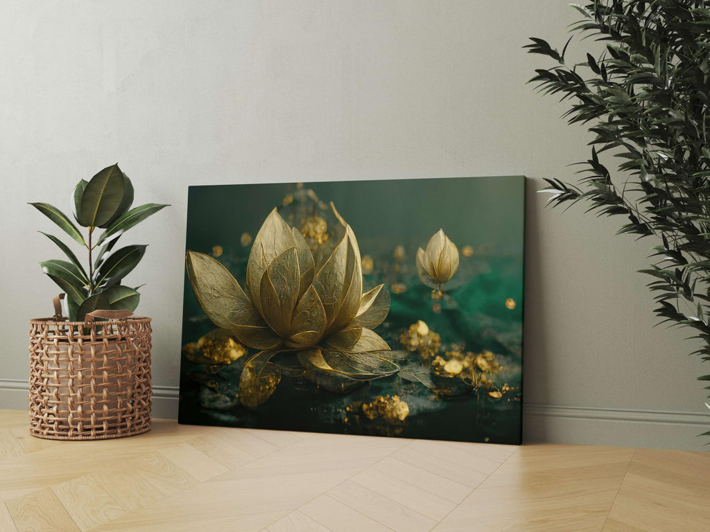BLACKLUXE LIFESTYLE LTD Flower Paintings For Wall Decoration With Frame Canvas Painting For Living Room Bedroom Home Office & Hotels - BLACKLUXECRAFTS