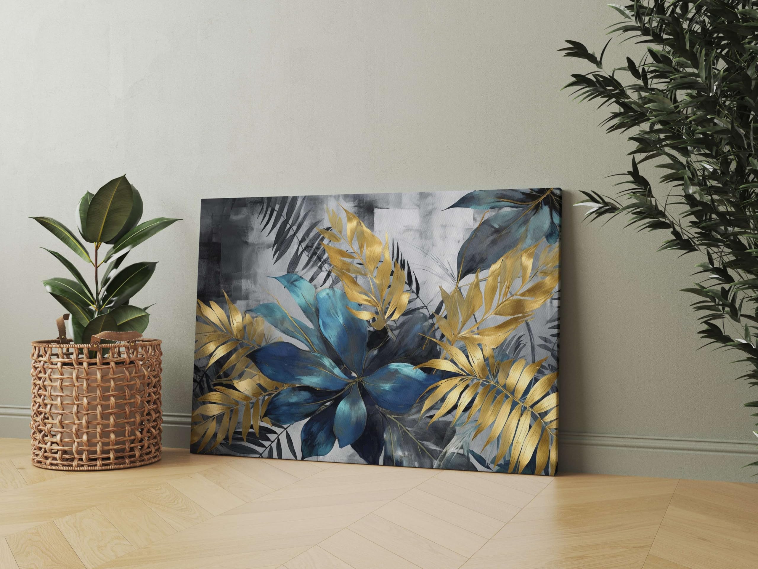BLACKLUXE LIFESTYLE LTD Flower Paintings For Wall Decoration With Frame Canvas Painting For Living Room Bedroom Home Office & Hotels - BLACKLUXECRAFTS