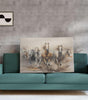 BLACKLUXE LIFESTYLE LTD Seven Horse Painting For Wall Decoration With Frame Canvas Painting For Living Room Bedroom Home Office & Hotels - BLACKLUXECRAFTS