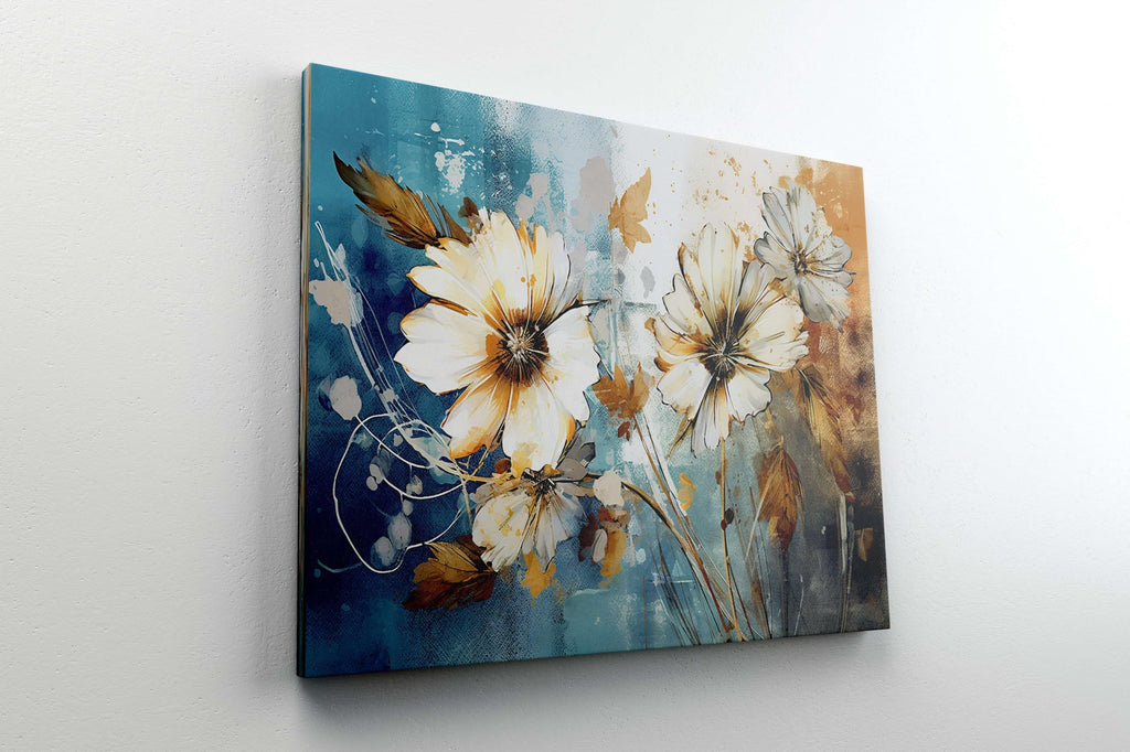 BLACKLUXE LIFESTYLE LTD Flower Paintings For Wall Decoration With Frame Canvas Painting For Living Room Bedroom Home Office & Hotels - BLACKLUXECRAFTS